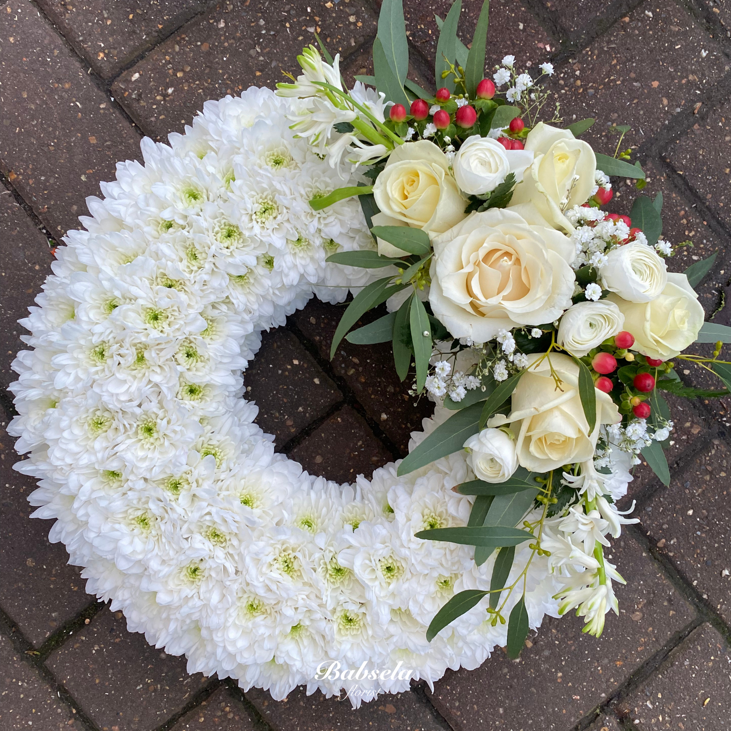 Halo of Grace Funeral Wreath