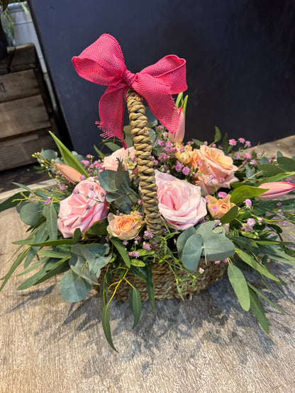 Peaceful Blossoms Funeral Basket