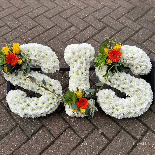 Forever in Bloom Letters