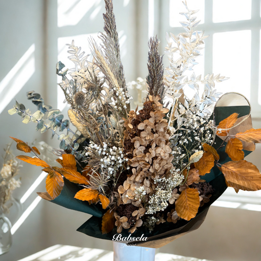 Golden Autumn Dried Bouquet