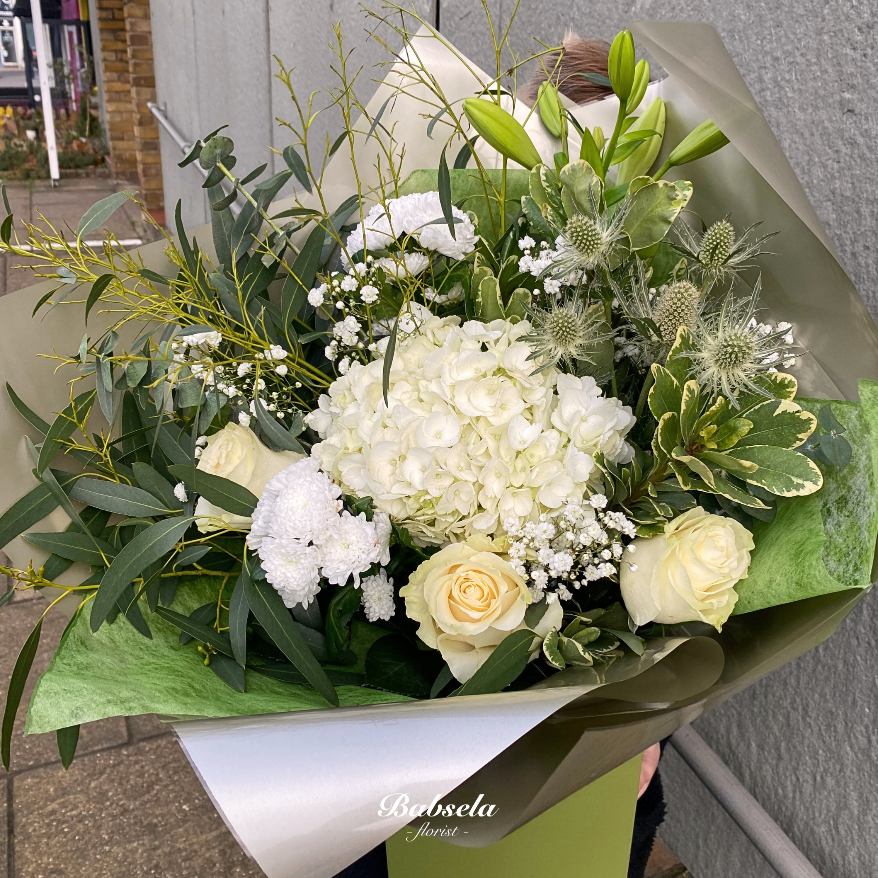 Whisper of Frost Bouquet
